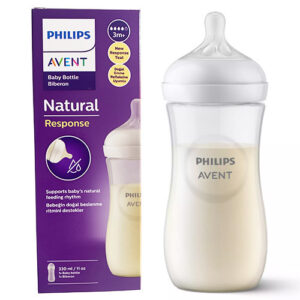 شیشه شیر طلقی 330 میل ریسپانس نچرال فیلیپس اونت Philips Avent