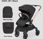 السکه کیدیلو مدل d900 دسته دوطرفه و چهار چرخ 360 درجه - ضمانت اصالت کالا 💯 - رنگ مشکی - تصویر 2